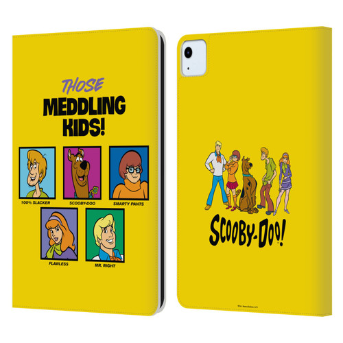 Scooby-Doo Mystery Inc. Meddling Kids Leather Book Wallet Case Cover For Apple iPad Air 2020 / 2022