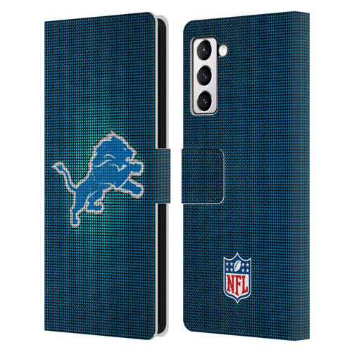 NFL Detroit Lions Artwork LED Leather Book Wallet Case Cover For Samsung Galaxy S21+ 5G