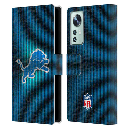 NFL Detroit Lions Artwork LED Leather Book Wallet Case Cover For Xiaomi 12