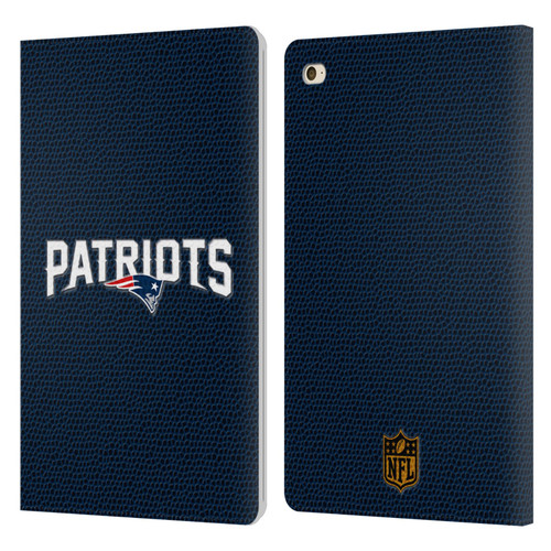 NFL New England Patriots Logo Football Leather Book Wallet Case Cover For Apple iPad mini 4