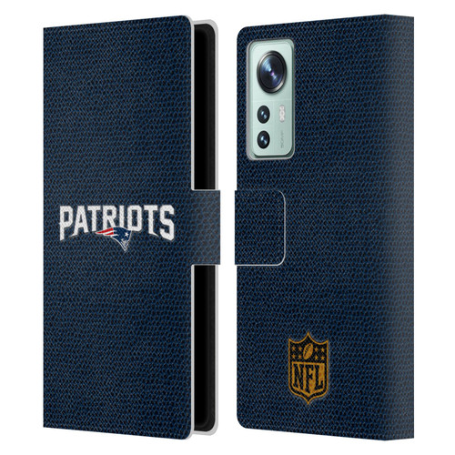 NFL New England Patriots Logo Football Leather Book Wallet Case Cover For Xiaomi 12