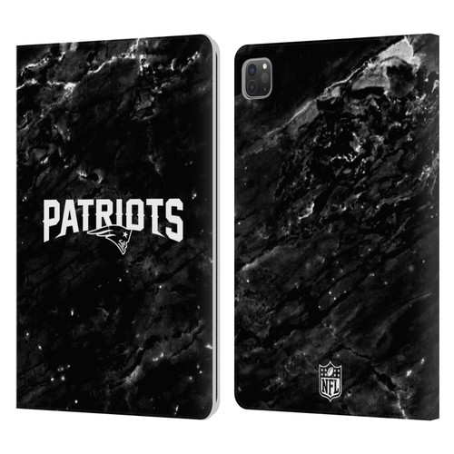 NFL New England Patriots Artwork Marble Leather Book Wallet Case Cover For Apple iPad Pro 11 2020 / 2021 / 2022