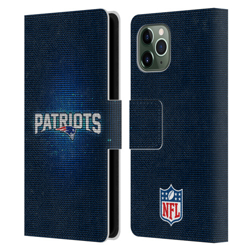 NFL New England Patriots Artwork LED Leather Book Wallet Case Cover For Apple iPhone 11 Pro