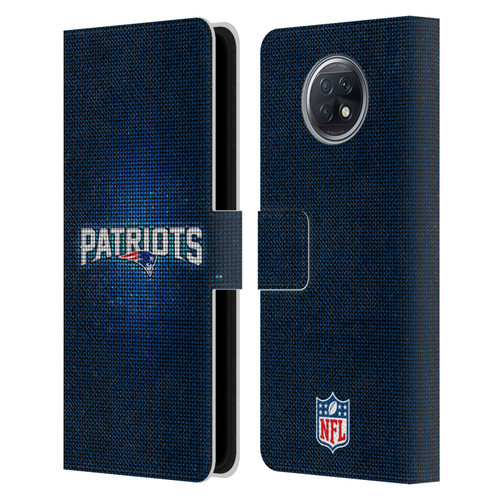 NFL New England Patriots Artwork LED Leather Book Wallet Case Cover For Xiaomi Redmi Note 9T 5G