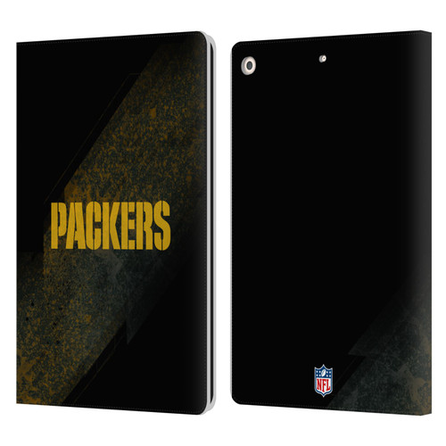 NFL Green Bay Packers Logo Blur Leather Book Wallet Case Cover For Apple iPad 10.2 2019/2020/2021
