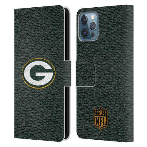 NFL Green Bay Packers Logo Football Leather Book Wallet Case Cover For Apple iPhone 12 / iPhone 12 Pro