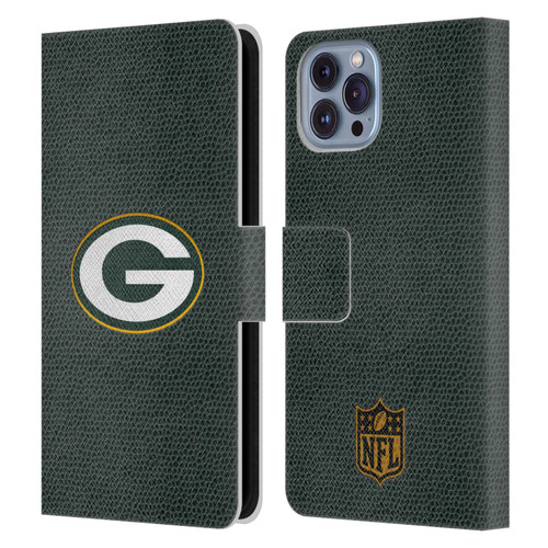 NFL Green Bay Packers Logo Football Leather Book Wallet Case Cover For Apple iPhone 14