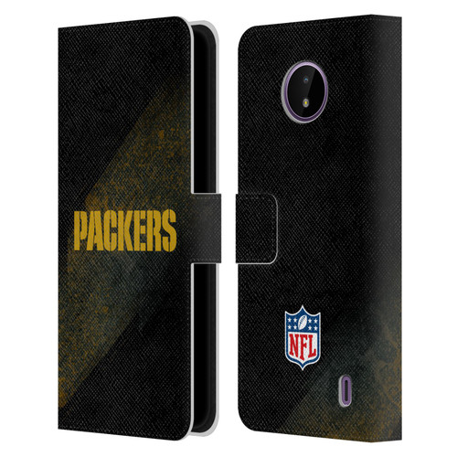 NFL Green Bay Packers Logo Blur Leather Book Wallet Case Cover For Nokia C10 / C20
