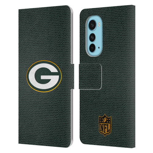 NFL Green Bay Packers Logo Football Leather Book Wallet Case Cover For Motorola Edge (2022)