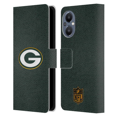 NFL Green Bay Packers Logo Football Leather Book Wallet Case Cover For OnePlus Nord N20 5G
