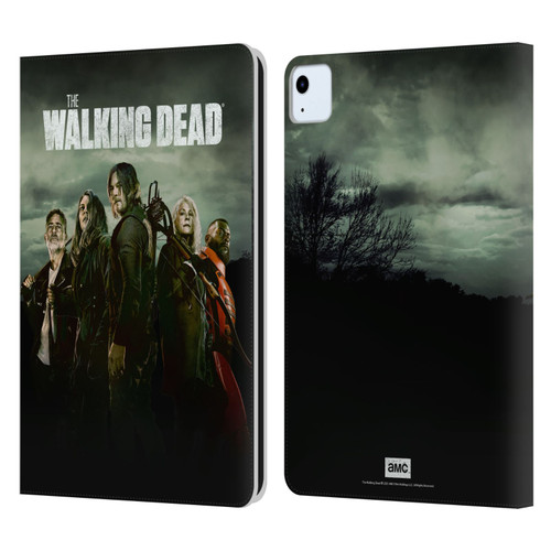 AMC The Walking Dead Season 11 Key Art Poster Leather Book Wallet Case Cover For Apple iPad Air 11 2020/2022/2024
