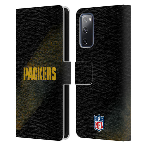 NFL Green Bay Packers Logo Blur Leather Book Wallet Case Cover For Samsung Galaxy S20 FE / 5G