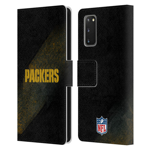 NFL Green Bay Packers Logo Blur Leather Book Wallet Case Cover For Samsung Galaxy S20 / S20 5G