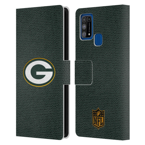NFL Green Bay Packers Logo Football Leather Book Wallet Case Cover For Samsung Galaxy M31 (2020)