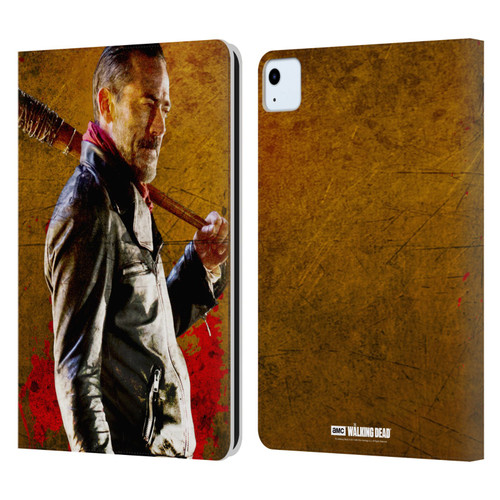 AMC The Walking Dead Negan Lucille 1 Leather Book Wallet Case Cover For Apple iPad Air 11 2020/2022/2024