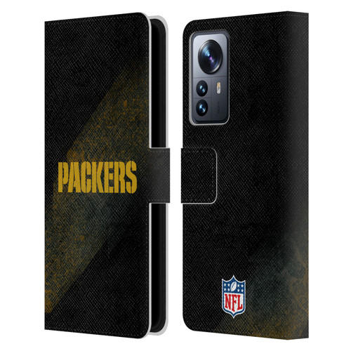 NFL Green Bay Packers Logo Blur Leather Book Wallet Case Cover For Xiaomi 12 Pro