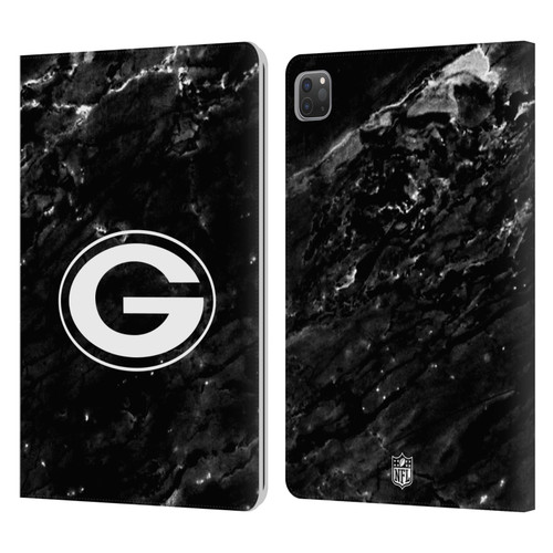 NFL Green Bay Packers Artwork Marble Leather Book Wallet Case Cover For Apple iPad Pro 11 2020 / 2021 / 2022