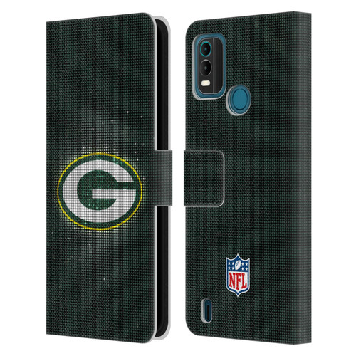 NFL Green Bay Packers Artwork LED Leather Book Wallet Case Cover For Nokia G11 Plus