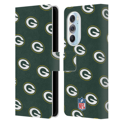 NFL Green Bay Packers Artwork Patterns Leather Book Wallet Case Cover For Motorola Edge X30