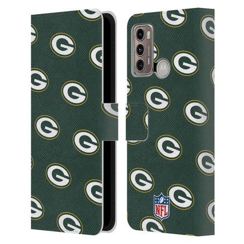 NFL Green Bay Packers Artwork Patterns Leather Book Wallet Case Cover For Motorola Moto G60 / Moto G40 Fusion