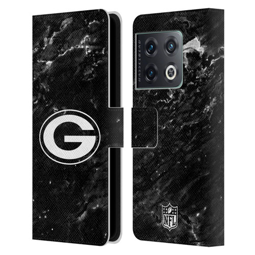 NFL Green Bay Packers Artwork Marble Leather Book Wallet Case Cover For OnePlus 10 Pro