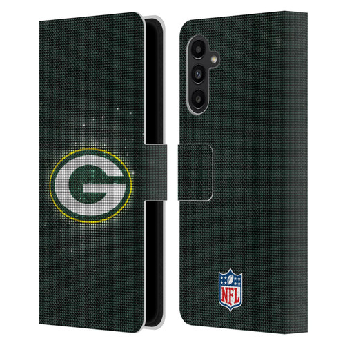 NFL Green Bay Packers Artwork LED Leather Book Wallet Case Cover For Samsung Galaxy A13 5G (2021)