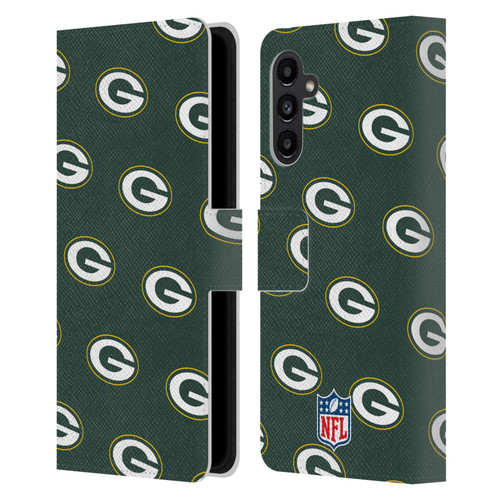 NFL Green Bay Packers Artwork Patterns Leather Book Wallet Case Cover For Samsung Galaxy A13 5G (2021)