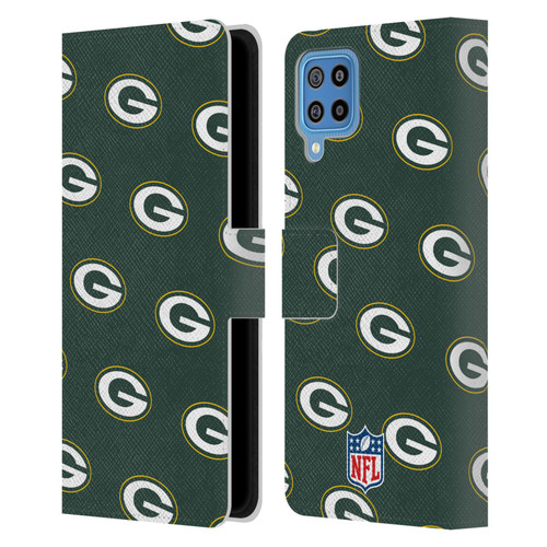 NFL Green Bay Packers Artwork Patterns Leather Book Wallet Case Cover For Samsung Galaxy F22 (2021)