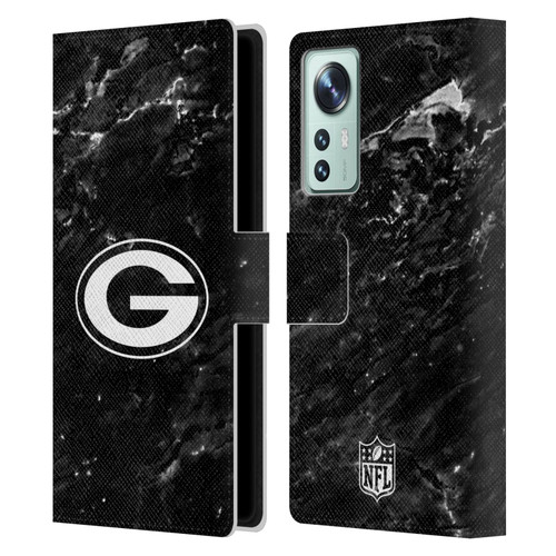 NFL Green Bay Packers Artwork Marble Leather Book Wallet Case Cover For Xiaomi 12