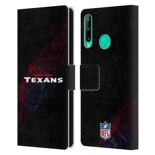 NFL Houston Texans Logo Blur Leather Book Wallet Case Cover For Huawei P40 lite E