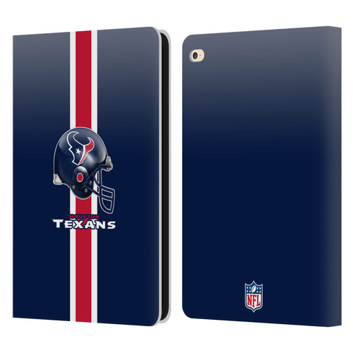 NFL Houston Texans Logo Helmet Leather Book Wallet Case Cover For Apple iPad Air 2 (2014)