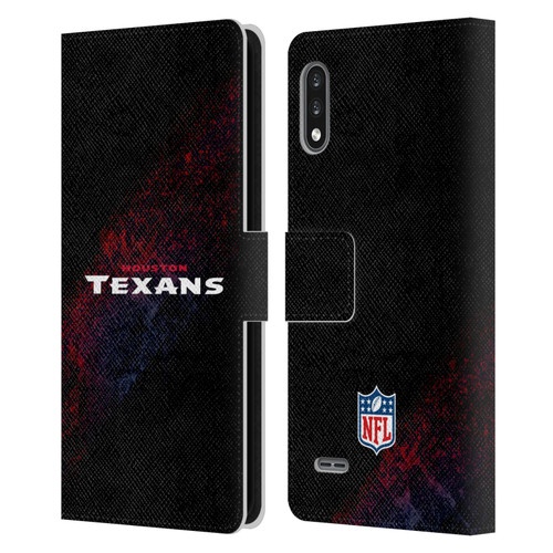 NFL Houston Texans Logo Blur Leather Book Wallet Case Cover For LG K22