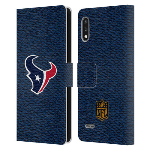 NFL Houston Texans Logo Football Leather Book Wallet Case Cover For LG K22