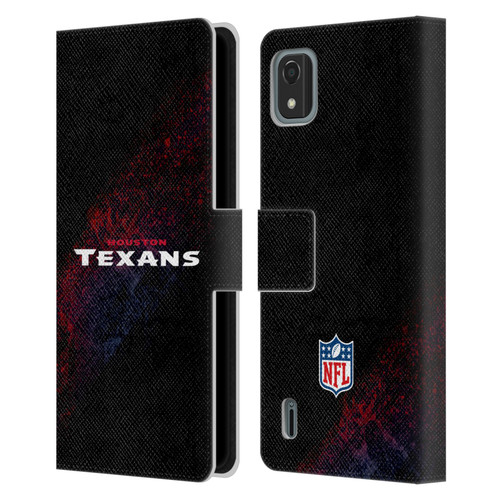 NFL Houston Texans Logo Blur Leather Book Wallet Case Cover For Nokia C2 2nd Edition