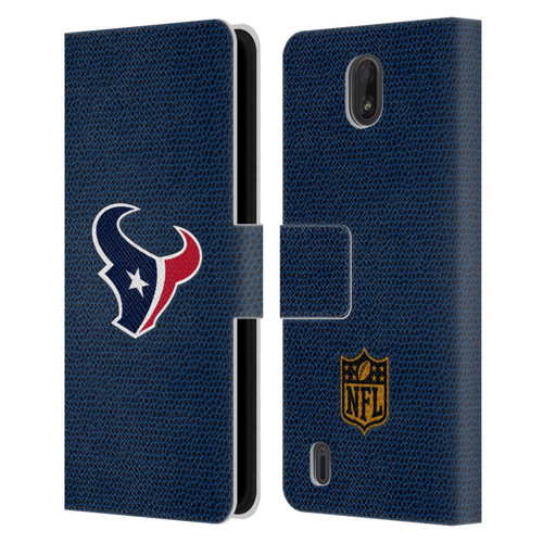NFL Houston Texans Logo Football Leather Book Wallet Case Cover For Nokia C01 Plus/C1 2nd Edition
