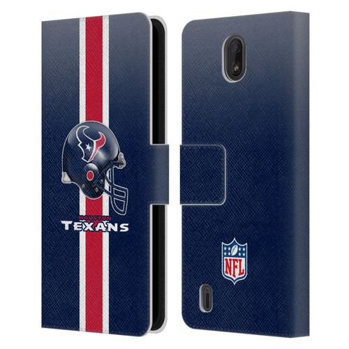 NFL Houston Texans Logo Helmet Leather Book Wallet Case Cover For Nokia C01 Plus/C1 2nd Edition