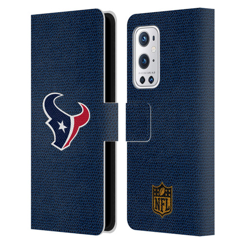NFL Houston Texans Logo Football Leather Book Wallet Case Cover For OnePlus 9 Pro