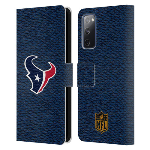 NFL Houston Texans Logo Football Leather Book Wallet Case Cover For Samsung Galaxy S20 FE / 5G