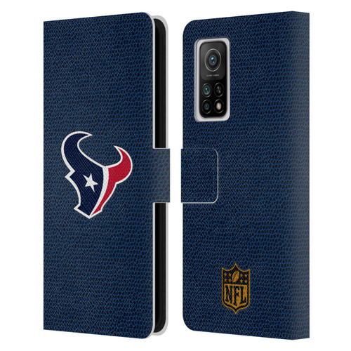 NFL Houston Texans Logo Football Leather Book Wallet Case Cover For Xiaomi Mi 10T 5G