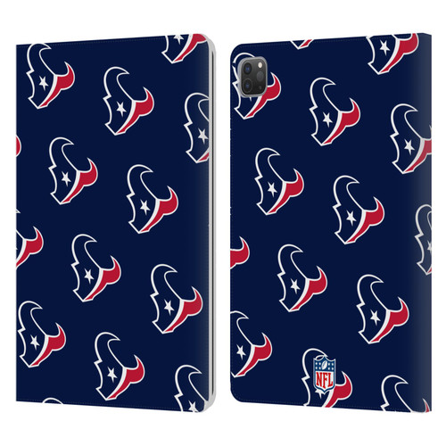 NFL Houston Texans Artwork Patterns Leather Book Wallet Case Cover For Apple iPad Pro 11 2020 / 2021 / 2022