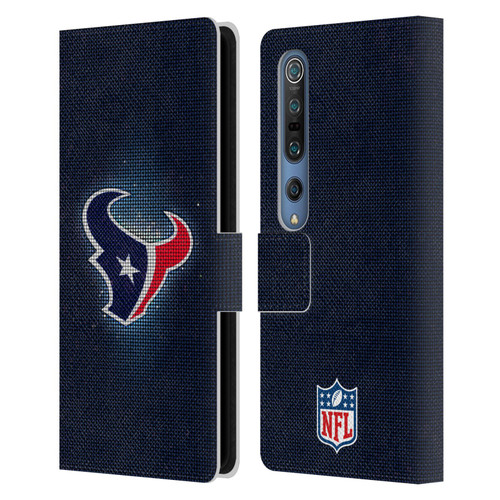 NFL Houston Texans Artwork LED Leather Book Wallet Case Cover For Xiaomi Mi 10 5G / Mi 10 Pro 5G