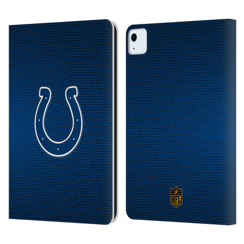 NFL Indianapolis Colts Logo Football Leather Book Wallet Case Cover For Apple iPad Air 2020 / 2022