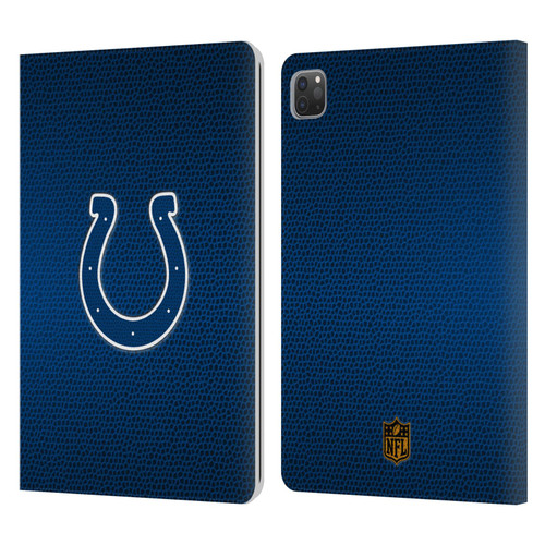 NFL Indianapolis Colts Logo Football Leather Book Wallet Case Cover For Apple iPad Pro 11 2020 / 2021 / 2022