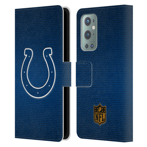 NFL Indianapolis Colts Logo Football Leather Book Wallet Case Cover For OnePlus 9