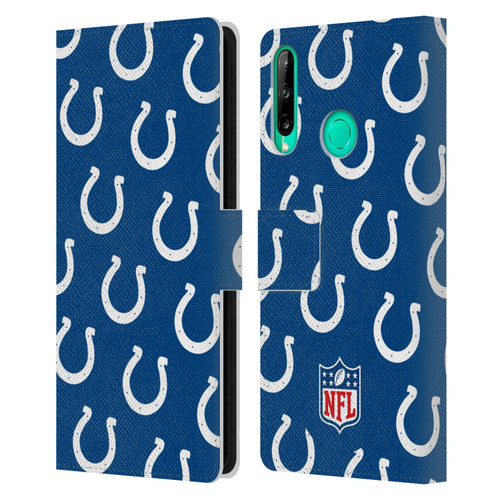 NFL Indianapolis Colts Artwork Patterns Leather Book Wallet Case Cover For Huawei P40 lite E