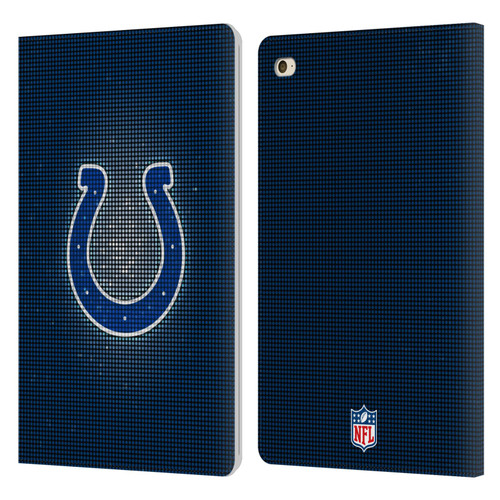 NFL Indianapolis Colts Artwork LED Leather Book Wallet Case Cover For Apple iPad mini 4