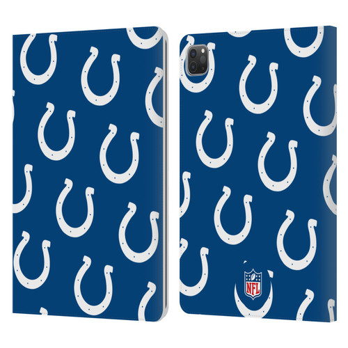 NFL Indianapolis Colts Artwork Patterns Leather Book Wallet Case Cover For Apple iPad Pro 11 2020 / 2021 / 2022