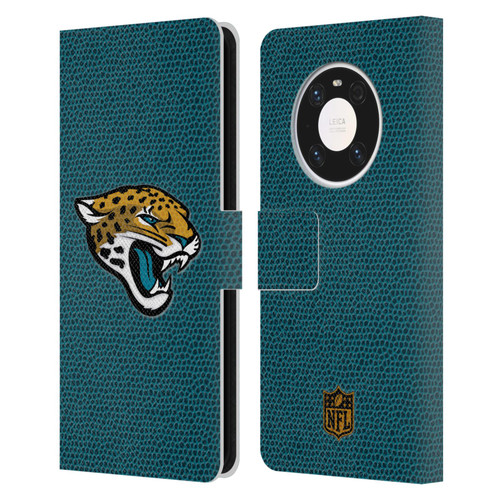 NFL Jacksonville Jaguars Logo Football Leather Book Wallet Case Cover For Huawei Mate 40 Pro 5G