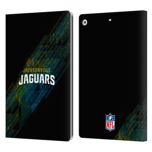 NFL Jacksonville Jaguars Logo Blur Leather Book Wallet Case Cover For Apple iPad 10.2 2019/2020/2021