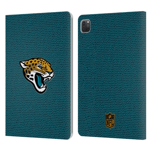 NFL Jacksonville Jaguars Logo Football Leather Book Wallet Case Cover For Apple iPad Pro 11 2020 / 2021 / 2022